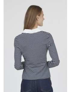 Sisters Point Viggo LS Navy/White 2