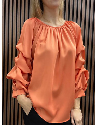 Gemini Raya Blus Orange