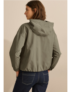 Cecil SET_Cotton-Mix Blouson with Ho 212593 smoky taupe 2