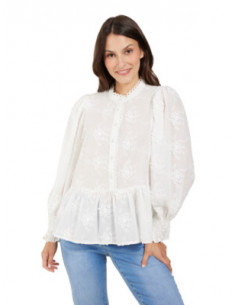 Jensen blus 218622 vit