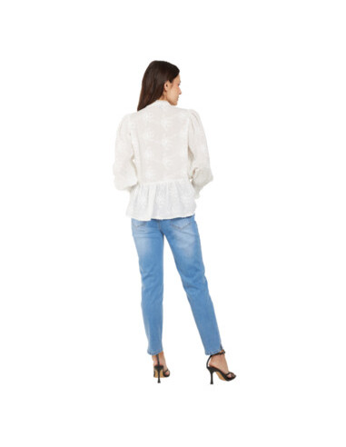 Jensen blus 218622 vit