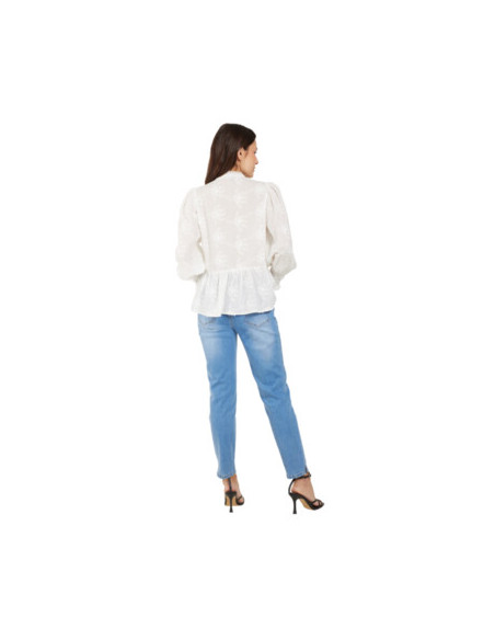 Jensen blus 218622 vit