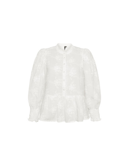 Jensen blus 218622 vit