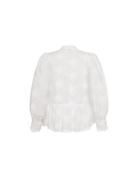 Jensen blus 218622 vit