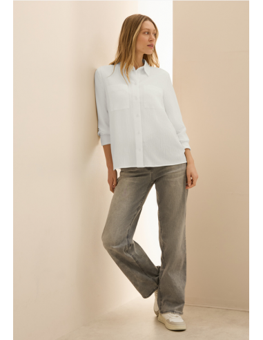 Cecil TOS Structured Blouse vanilla white