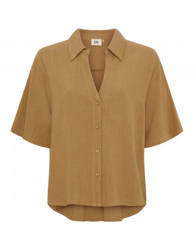 Isay Pearl s/s Shirt Luxury Camel