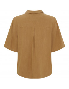 Isay Pearl s/s Shirt Luxury Camel 2