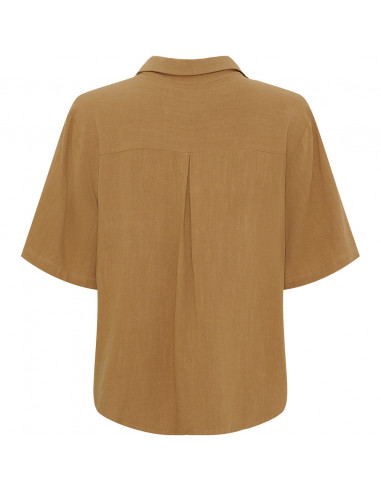 Isay Pearl s/s Shirt Luxury Camel