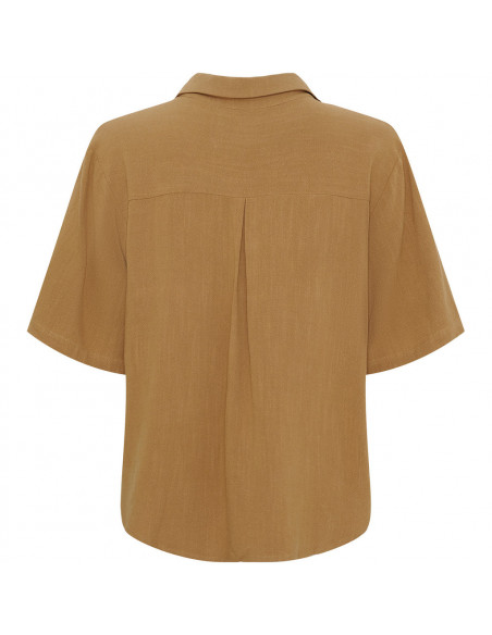 Isay Pearl s/s Shirt Luxury Camel