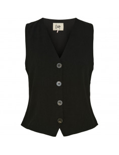 Isay Pearl Waistcoat black