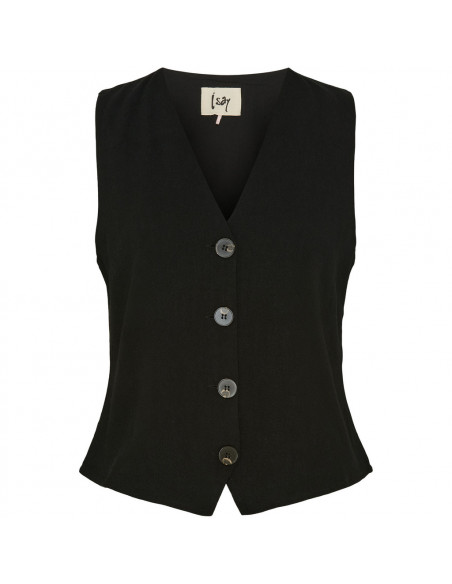 Isay Pearl Waistcoat black