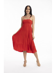 Orientique Essentials Rayon Dobby Skirt/Dress Röd