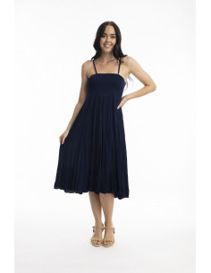 Orientique Essentials Rayon Dobby Skirt/Dress Marinblå