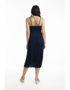 Orientique Essentials Rayon Dobby Skirt/Dress Marinblå 2