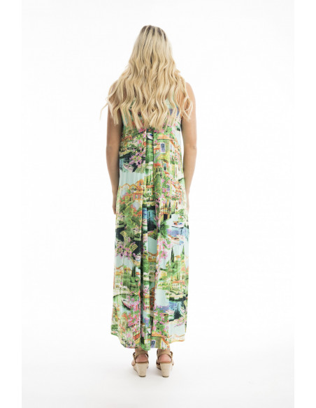 Orientique Bellagio Dress Strappy Green