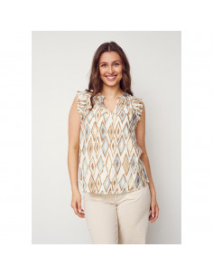 Isay Ane Top Light Mint Square