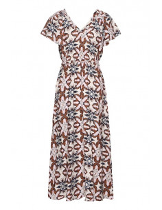 ICHI IHZASHA Klänning Mönstrad