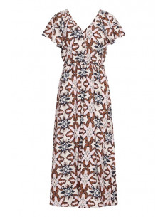 ICHI IHZASHA Klänning Mönstrad 2