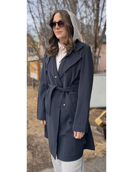 Cecil Sportive Trenchcoat W detschs Dark Navy Blue