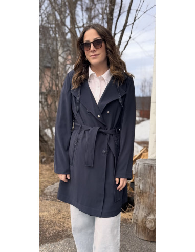 Cecil Sportive Trenchcoat W detschs Dark Navy Blue