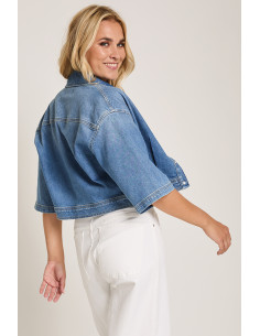 Para Mi Mauve Jacket Mid Sky Blue 2