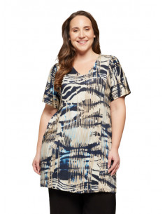 Ciso Tunic 218946 Mönstrad Beige