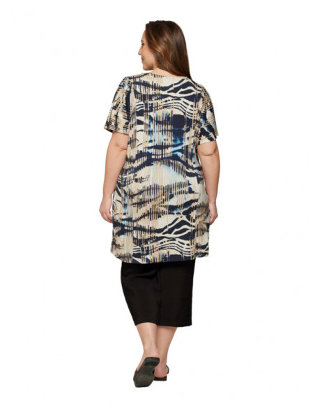 Ciso Tunic 218946 Mönstrad Beige