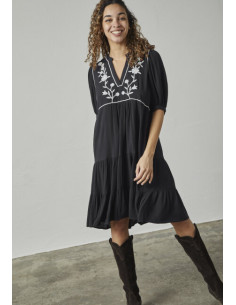 Sisters Point IMSA Dress Black/Cream