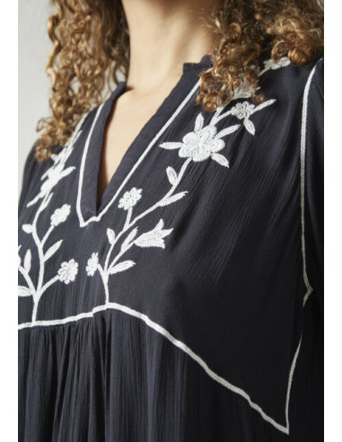 Sisters Point IMSA Dress Black/Cream