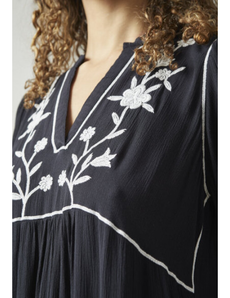 Sisters Point IMSA Dress Black/Cream