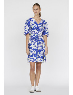 Sisters Point NOIR Dress Cream/Blue Flower