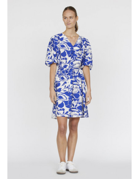 Sisters Point NOIR Dress Cream/Blue Flower