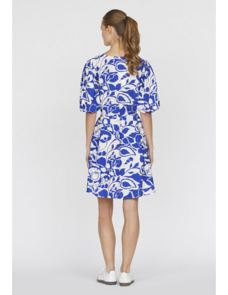 Sisters Point NOIR Dress Cream/Blue Flower