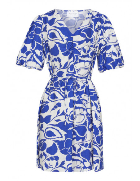 Sisters Point NOIR Dress Cream/Blue Flower