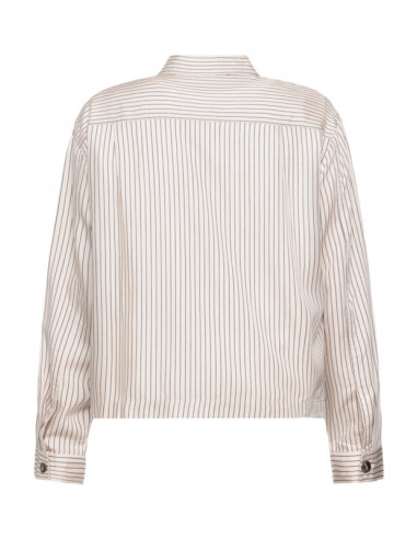 Jensen Shirt 218924 Beige/Randig