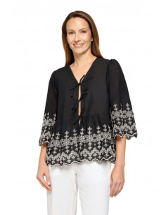 Jensen Blouse 218912 Svart