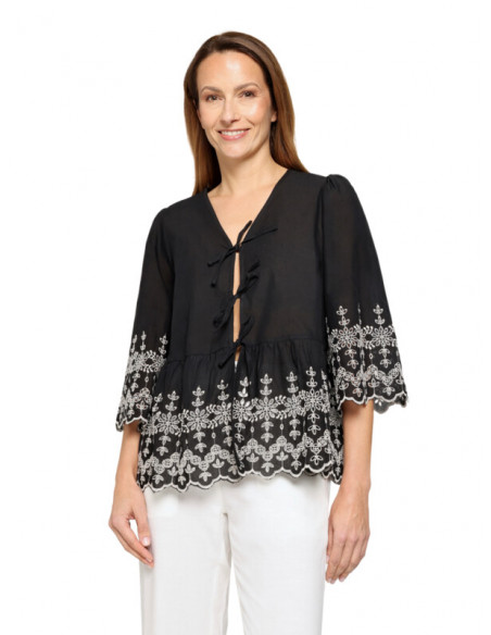 Jensen Blouse 218912 Svart