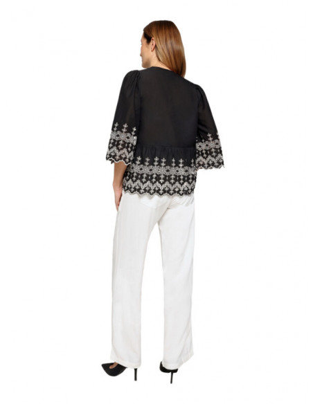 Jensen Blouse 218912 Svart