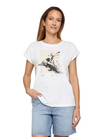 Jensen T-Shirt Vit 219027