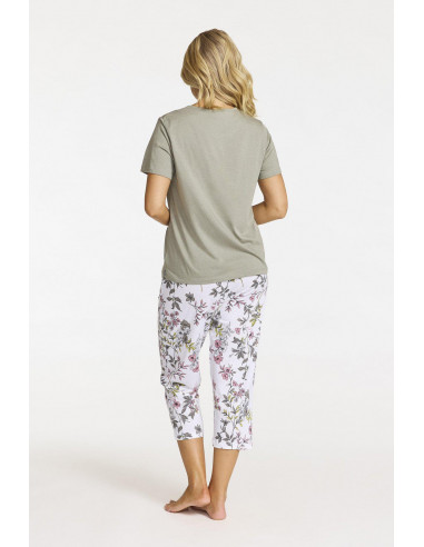 Damella blommig pyjamas 70214