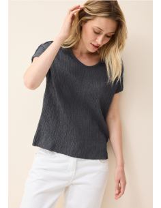 Cecil Smok Structure V-neck 323367 Volcanic Green