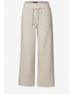 Cecil TOS Style Neele Seersucker Pearl Beige 379446 2