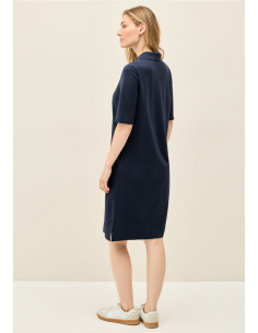 Cecil Piquee Polo Shirt Dress 144554 Urban Navy 2