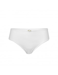 Avet Bomullstrosa Midi Vit