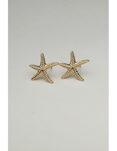 Bow 19 Starfish Studs Gold