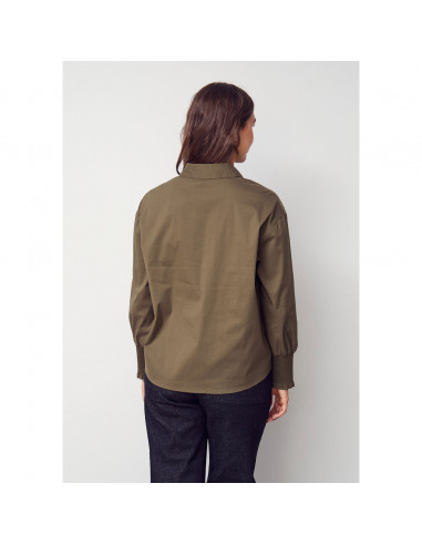 Isay Sigga Wide Shirt 885 Khaki