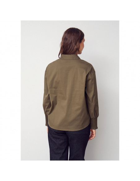 Isay Sigga Wide Shirt 885 Khaki