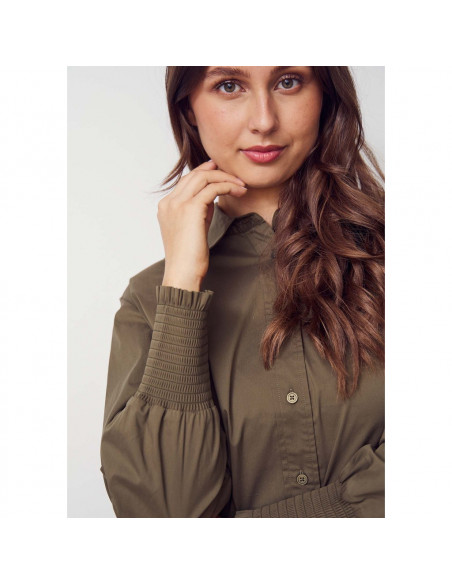 Isay Sigga Wide Shirt 885 Khaki