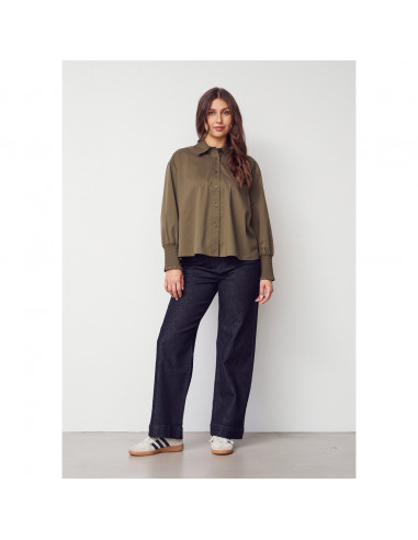 Isay Sigga Wide Shirt 885 Khaki