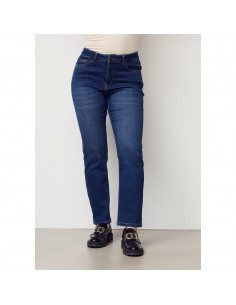 Isay Monza Straight Jeans 624 Monza Mid Denim